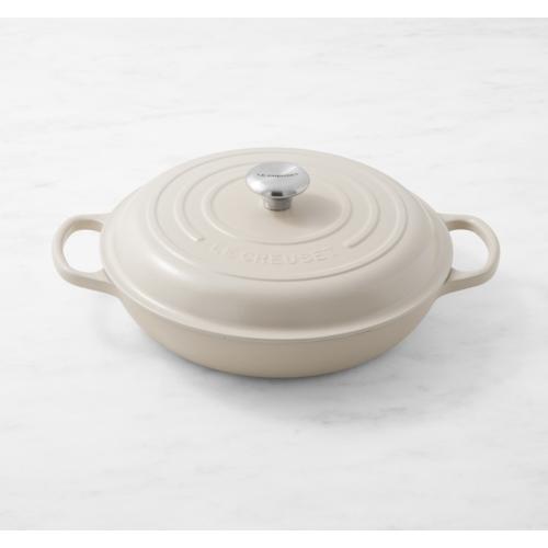LE CREUSET CASEROLE/ BRAISER 3/12 COLOR MERINGUE