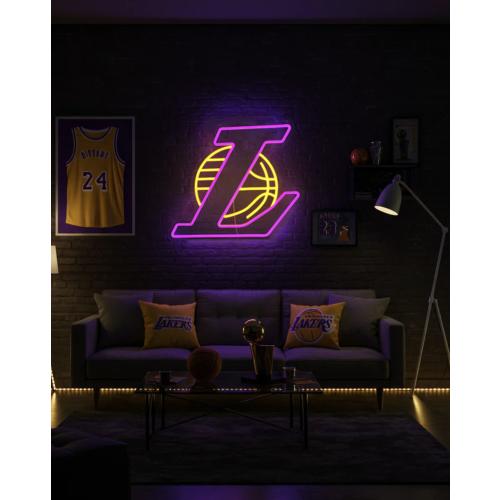 Lakers Basketball Neon Sign Light