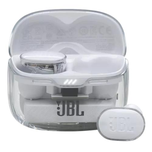 JBL Tune Buds - True Wireless with Active Noise Cancelling in-Ear Earbuds - Ghost Edition clear/White