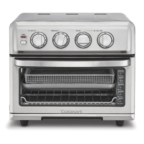 Cuisinart Air Fryer   Convection Toaster Oven, 8-1 Oven with Bake, Grill, Broil & Warm Options, Stainless Steel,