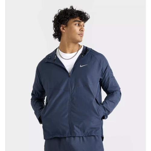 Size XL Navy Blue Nike Miler Repel Jacket-navy-xl