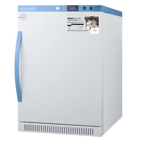 All-Refrigerator; For Breast Milk Storage; ADA Compliant; 4 Adjustable Shelves; Door Lock; LED Display; Self-Closing Door; Interior Light