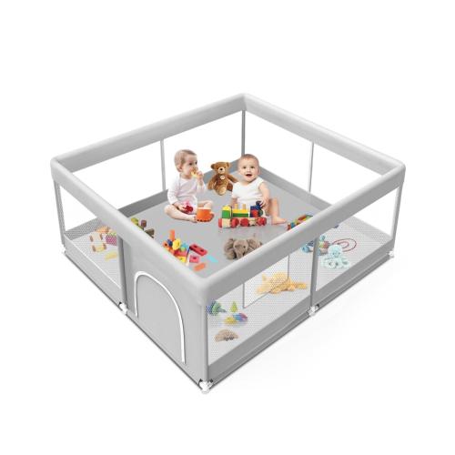 Baby Playpen 50x50 Inch, Playpen for Babies and Toddlers Baby Playpen Fence Playard Activity Center,