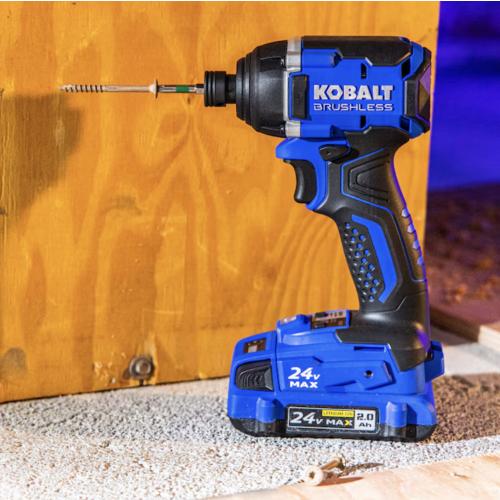 Kobalt 24-volt 1/4-in Brushless Cordless Impact Driver (Battery Included and Charger Included)