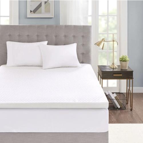 Size 39x80 Color White memory foam mattress topper