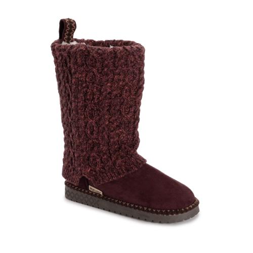 MUK LUKS Women's Jackie Boot, Wide size 10