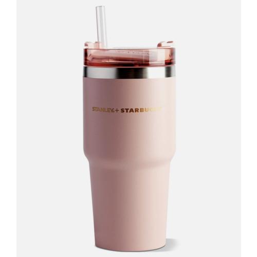 Stanley Starbucks Limited Quencher Drive Thru 20oz Pink Tumbler
