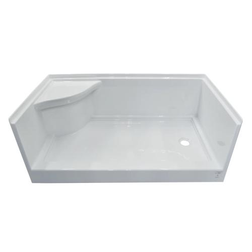 Signature 60'' W 30'' D Rectangular Shower Base Yes SBWSOD-6030-RD-WHT
