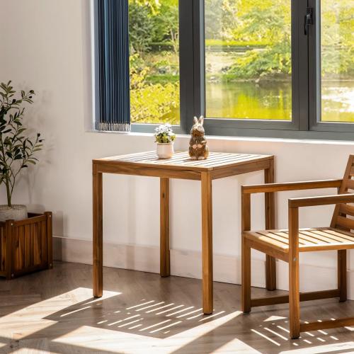 Solid Wood Outdoor Bistro Table