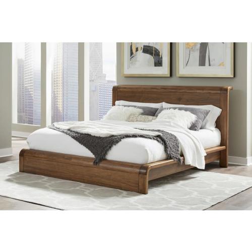 READ DESCRIP Modus Furniture Totes Curved King Headboard and Side Rails