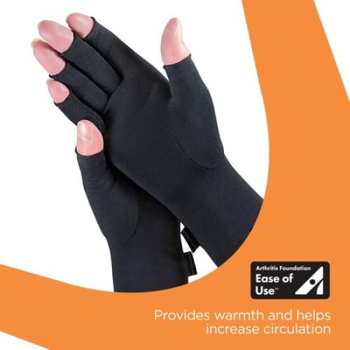 Brownmed IMAK Compression Arthritis Gloves - Medium - Black