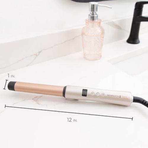 Remington Shine Therapy Straight Barrel Ceramic Wand, Champagne