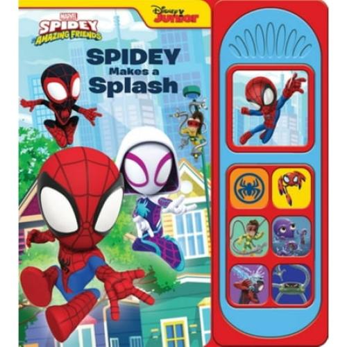 PHOENIX INTL: Disney Junior Marvel Spidey and His Amazing Friends: Spidey Makes a Splash Sound Book (Board Book)