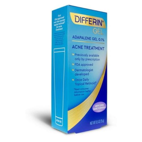 Differin Adapalene 0.1% Acne Treatment Gel 0.50 oz
