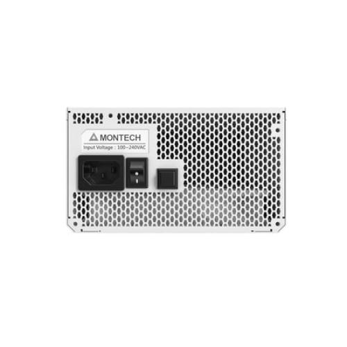 White Montech TITAN PLA 1200 1200 W ATX12V / EPS12V 80 PLUS PLATINUM Certified Full Modular Active PFC Power Supply