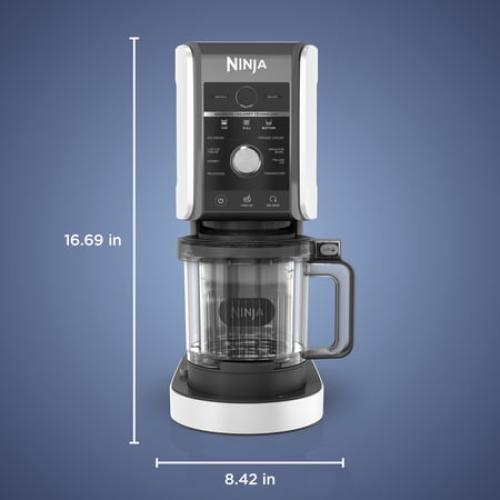 Ninja CREAMi Max Ice Cream Maker, Sorbet, Milkshakes, Frozen Yogurt, & More, 9 One-Touch Programs, (2) 24 Oz Family-Sized Tubs & Lids, NC550 Stone Silver