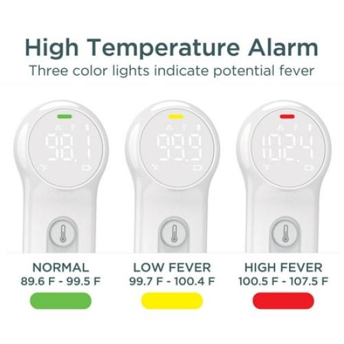 Equate Bluetooth Dual-Function Infrared Thermometer, Forehead and Ear Mode