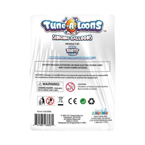 Best Party Ever Tune-a-Loons 50 Cent in Da Club Mylar Singing Blue Birthday Balloon, 27 in