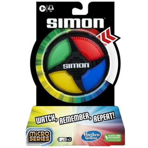 Simon Micro Series Electronic Game, Classic Simon Gameplay in a Compact Size