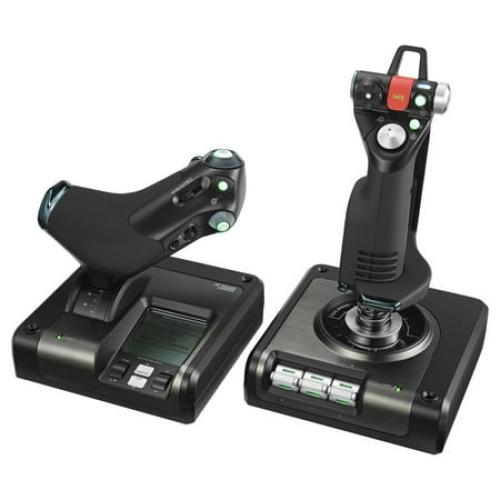 Logitech G Saitek X52 Pro Flight Control System for PC - Black