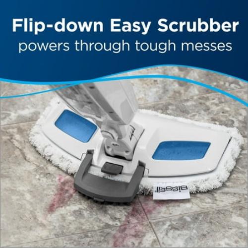 Bissell Power Fresh Steam Mop, Floor Steamer, Tile Cleaner, and Hard Wood Floor Cleaner, Blue Powerfresh
