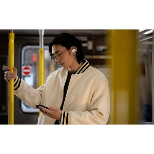 JBL Tune Buds Ghost Edition Noise Cancelling Wireless In-Ear Earbuds, White Ghost