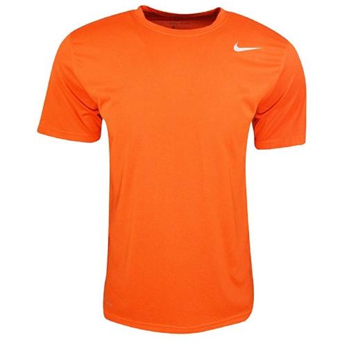 Nike Youth Boys Legend Short Sleeve Tee Shirt (Youth Large Orange)