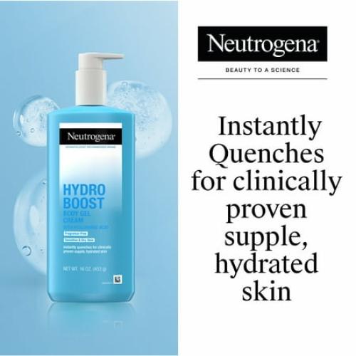 Neutrogena Hydro Boost Fragrance-Free Body Gel Cream, 16 oz