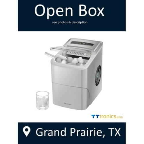 Insignia - 26-Lb. Portable Ice Maker -Silver