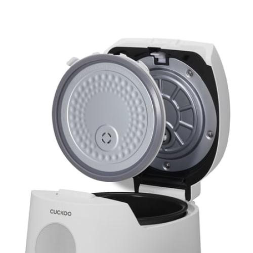 CUCKOO Micom Rice Cooker 6 Cup Uncooked / 12 Cup Cooked, Korean Fuzzy Logic Rice Cooker with Steam Tray, Versatile Food Steamer & Warmer with Non-Stick Inner Pot, Rice Maker, White (CR-0661F)