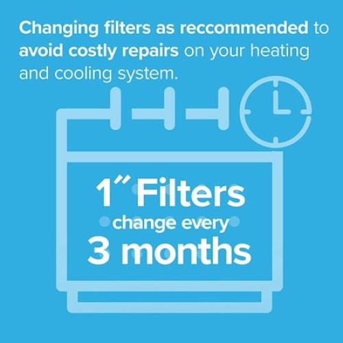 Filtrete 14x20x1 Air Filter, MPR 1000, MERV 11, Micro Allergen Defense 3-Month Pleated 1-Inch Air Filters, 2 Filters