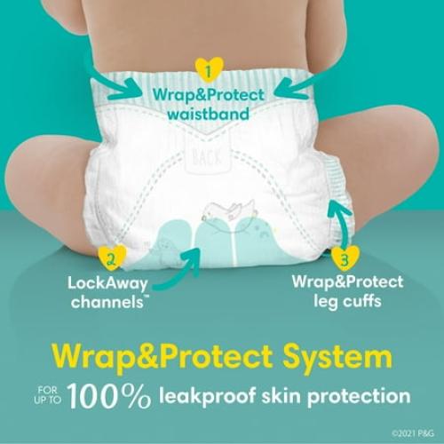 Pampers Swaddlers Soft and Absorbent Diapers, Size 5, 104 Count