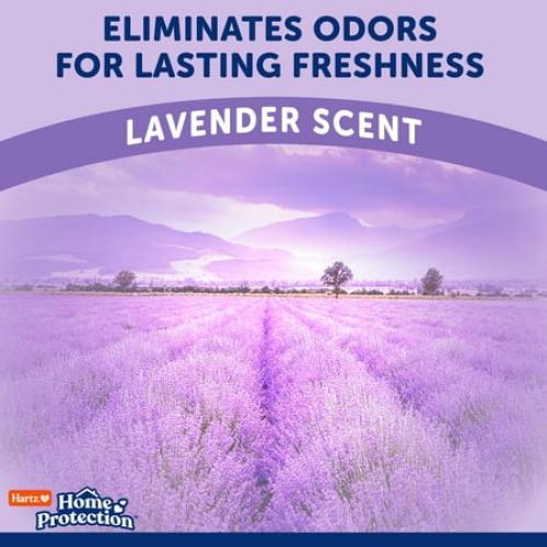 Hartz Home Protection Lavender Scent Odor-Eliminating Dog Pads, Regular Size, 21 in x 21 in, 50ct
