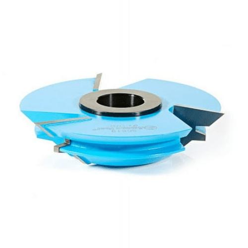 Amana Tool SC619 Carbide Tipped 3-Wing Lock Miter 45 Deg Angle x 4-17/32 D x 1 CH x 1 & 1-1/4 Bore Shaper Cutter