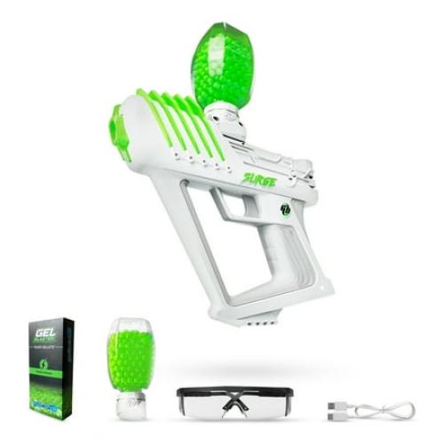 Gel Blaster SURGE 1.5  Electric Green  Water-Based Gellet Blaster with 10 000 Electric Green Gellet Pack