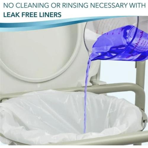 Set of 96 TidyCare Bedside Commode Liners, Portable Toilet Liners, Value Pack, 96 Count