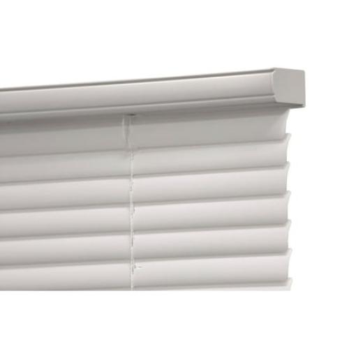 Mainstays 1 Cordless Room Darkening Vinyl Blinds, White, 32W x 64L