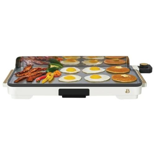 Beautiful Griddle 12x22 with backsplash, White Icing NEEDS CLEANING