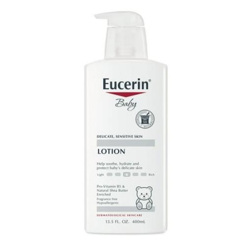 Eucerin Baby Lotion, Fragrance Free, 13.5 fl oz Bottle
