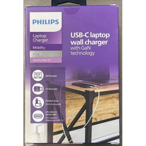 Philips USB-C Laptop Wall Charger 60W
