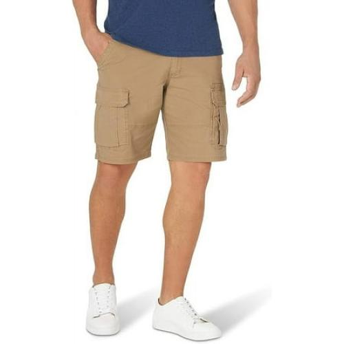 Size 36...Wrangler Authentics Men's Classic Cargo Stretch Short Petrified Oak size-46