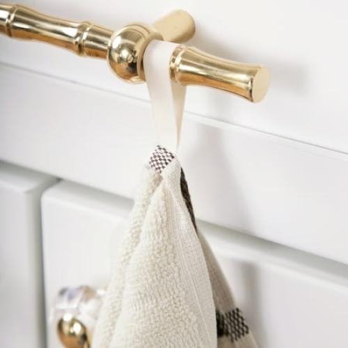 3 Packs All-Clad Checked Cotton Kitchen Towel, Almond