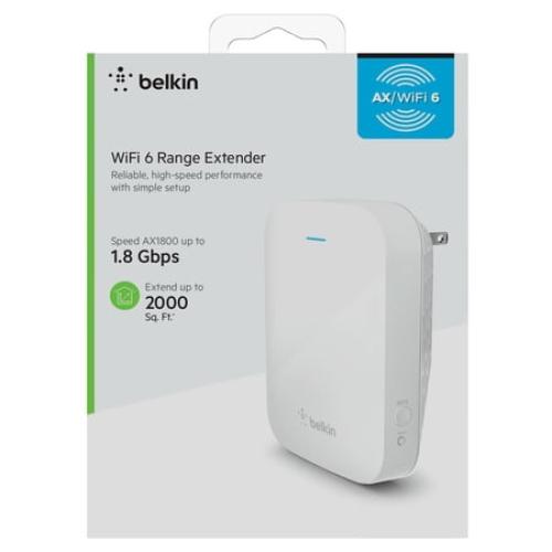Belkin AX1800 Range Extender, WiFi 6 Range Extender
