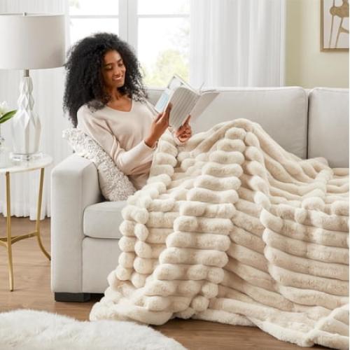 Grey 104x90 Hyde Lane Boho Gray Comforter Set King, Farmhouse Bedding Sets, Cotton Top with Modern Neutral Style Clipped Jacquard Stripes, 3-Pieces Including Matching Pillow Shams (104x90 Inches)