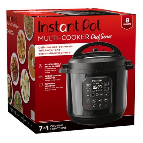 Instant Pot Chef Series 8 Qt Pressure Cooker and Multi-Cooker