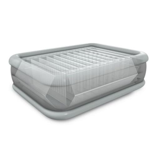 Intex 24 Dream Lux Pillow Top Dura-Beam Airbed Mattress with Internal Pump - Queen