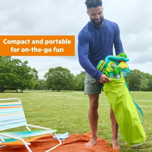 Bright Starts Pop 'N Jump Portable Activity Jumper, Owl Forest, Infant