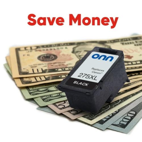 onn Canon PG-275XL High Yield Black Inkjet Cartridge (Remanufactured)