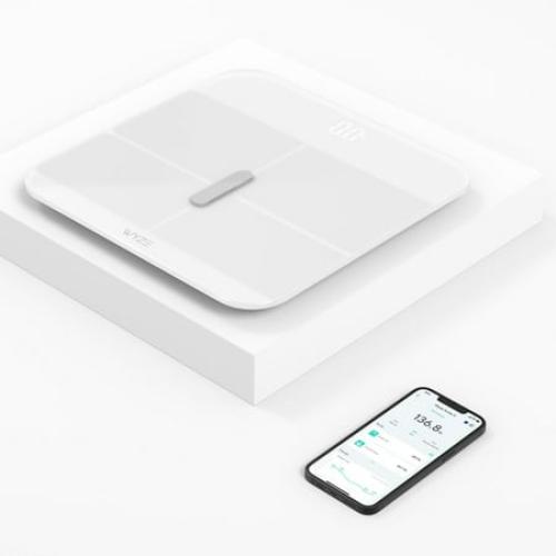 WYZE Smart Scale X, Digital Bathroom Scale, 400 lb, White