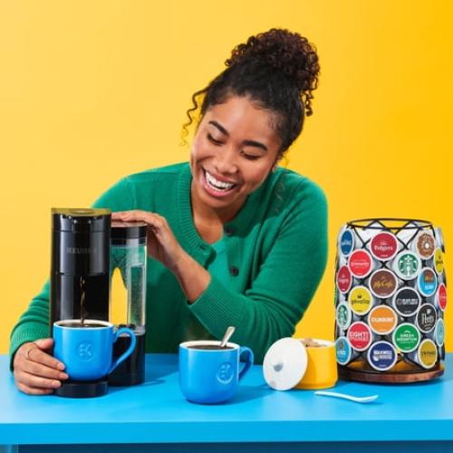 Keurig K-Express Essentials Black Single-Serve K-Cup Pod Coffee Maker❗MAY HAVE MISSING PIECES/NEEDS CLEANING❗
